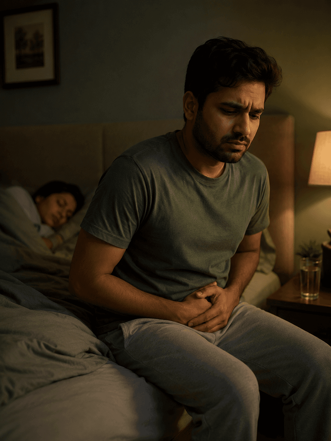 Sleep disturbed by gut issues